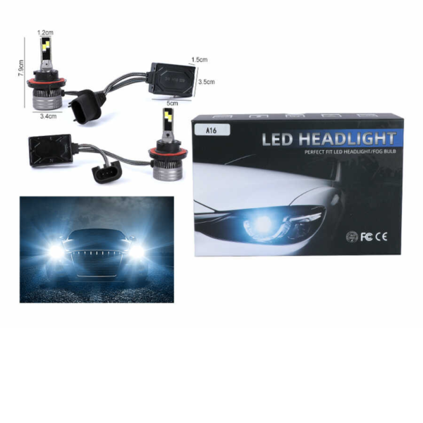 （A16 H13）Faros LED Un par de faros LED H13 (A16)