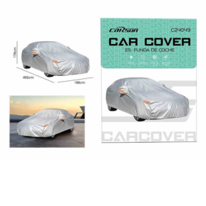 C24049 película de aluminio suave spunlace algodón 110G elástico delantero y trasero hebilla a prueba de viento delantera y trasera tiras reflectantes delanteras y traseras más tiras reflectantes para las orejas cremallera del asiento del conductor YL190 * 74 * 70 pulgadas