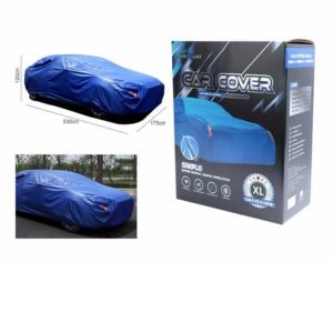 C1695 Funda para coche de goma PU de doble capa 210D azul XL