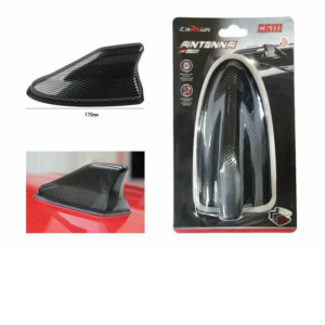 C6111 (Estilo simple) Antena de anillo de silicona n.° 3 (función de radio) (Negro 5 Blanco 3 Fibra de carbono 2) (Embalaje de la versión coreana) Tarjeta