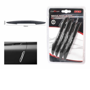 C6163 (estilo simple) Pegamento anticolisión para borde de puerta con patrón de fibra de carbono de doble burbuja