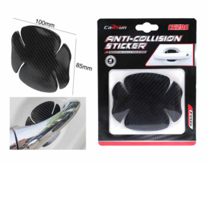 C6206 Adhesivo de fibra de carbono para cuenco de puerta, 4 unidades, 10 cm x 8,5 cm, 4 unidades