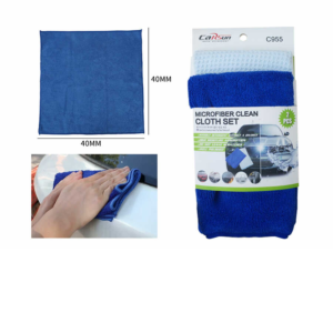 C955 (Estilo simple) Juego de toallas de microfibra de 2 piezas/40 x 40 cm, 350 g/m² + 350 g/m², piña