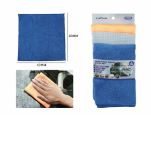 C956 (Estilo simple) Juego de toallas de microfibra de 3 piezas/40 x 40 cm: toalla de escamas de pescado de 270 g/m², toalla de piña de 350 g/m² y toalla de microfibra de 350 g/m².