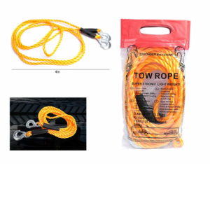 Cuerda trenzada de 4 m con gancho de hierro de acero dulce (1606)