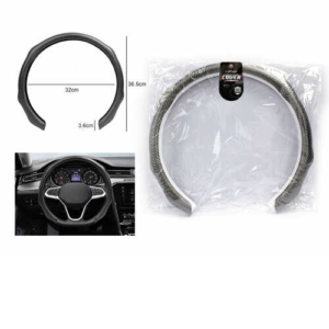 Funda de volante de fibra de carbono mate en forma de C (1 unidad, Y1-2)
