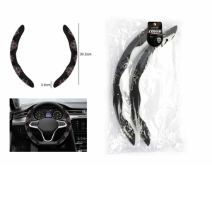 Hebilla para volante con forma de flor de diamante (2 piezas) (Y2-11)