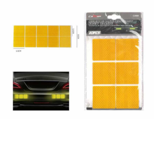 Pegatinas cuadradas reflectantes C2102 de 5,1 x 5,1 cm (1 paquete/10 unidades)