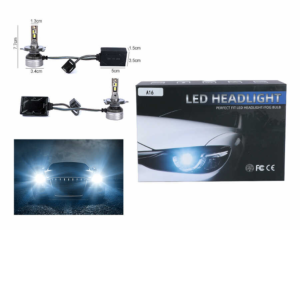 Un par de faros LED H4 (A16)